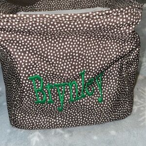 Brown Polka Dot Bag